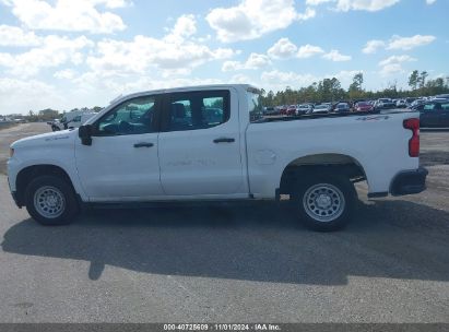 Lot #2995296265 2021 CHEVROLET SILVERADO 1500 4WD  SHORT BED WT