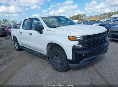 Lot #2995296265 2021 CHEVROLET SILVERADO 1500 4WD  SHORT BED WT