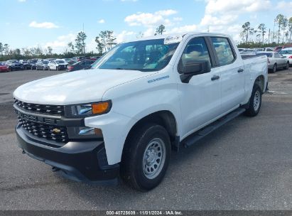 Lot #2995296265 2021 CHEVROLET SILVERADO 1500 4WD  SHORT BED WT