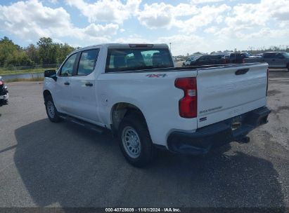 Lot #2995296265 2021 CHEVROLET SILVERADO 1500 4WD  SHORT BED WT