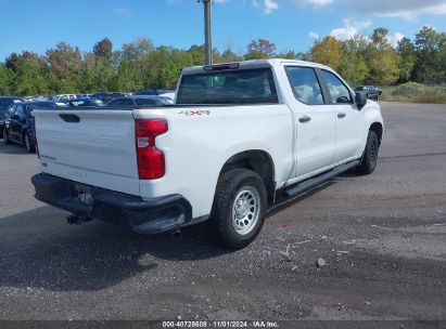 Lot #2995296265 2021 CHEVROLET SILVERADO 1500 4WD  SHORT BED WT