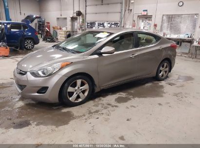 Lot #2992822464 2013 HYUNDAI ELANTRA GLS