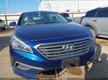 Lot #3035085025 2017 HYUNDAI SONATA SE