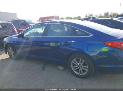 Lot #3035085025 2017 HYUNDAI SONATA SE