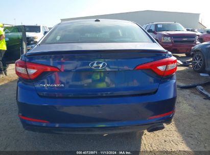 Lot #3035085025 2017 HYUNDAI SONATA SE