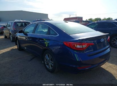 Lot #3035085025 2017 HYUNDAI SONATA SE