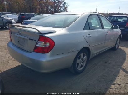 Lot #3005347027 2002 TOYOTA CAMRY SE