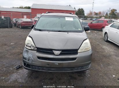 Lot #2995296216 2005 TOYOTA SIENNA LE