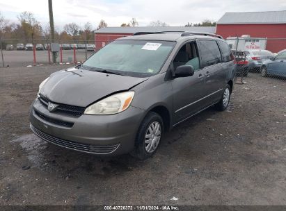 Lot #2995296216 2005 TOYOTA SIENNA LE