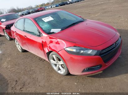 Lot #2995296502 2013 DODGE DART LIMITED/GT