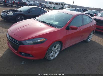 Lot #2995296502 2013 DODGE DART LIMITED/GT