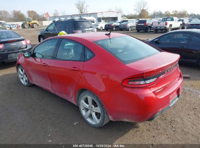 Lot #2995296502 2013 DODGE DART LIMITED/GT