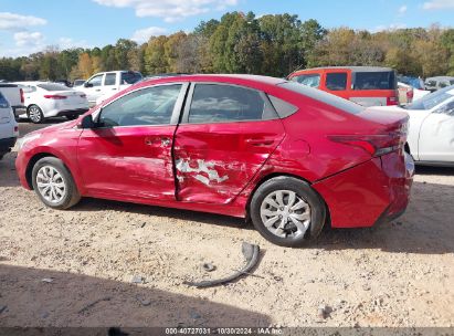 Lot #2992822449 2022 HYUNDAI ACCENT SE