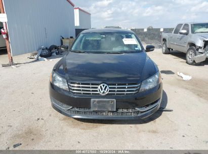 Lot #2997781464 2013 VOLKSWAGEN PASSAT 2.5L SE