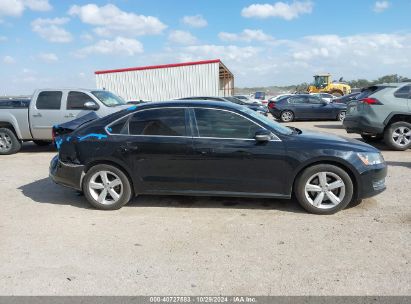 Lot #2997781464 2013 VOLKSWAGEN PASSAT 2.5L SE