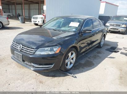 Lot #2997781464 2013 VOLKSWAGEN PASSAT 2.5L SE