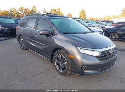 Lot #2992822323 2022 HONDA ODYSSEY ELITE