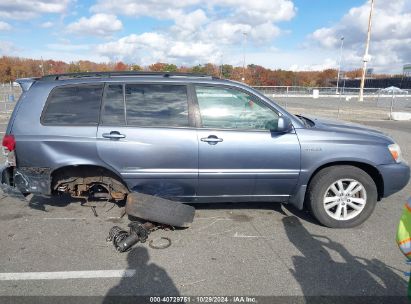 Lot #2992822312 2006 TOYOTA HIGHLANDER HYBRID LIMITED V6