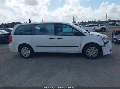 Lot #3020798082 2014 DODGE GRAND CARAVAN AMERICAN VALUE PKG