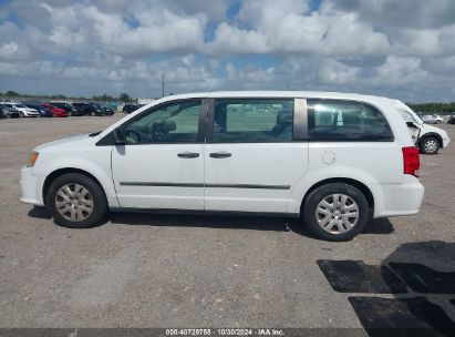 Lot #3020798082 2014 DODGE GRAND CARAVAN AMERICAN VALUE PKG