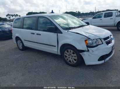 Lot #3020798082 2014 DODGE GRAND CARAVAN AMERICAN VALUE PKG