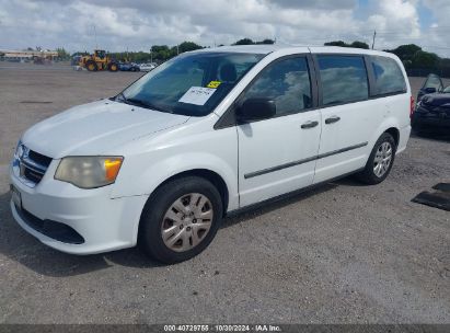 Lot #3020798082 2014 DODGE GRAND CARAVAN AMERICAN VALUE PKG