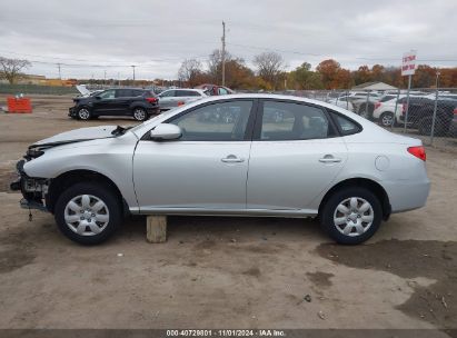 Lot #2995296451 2009 HYUNDAI ELANTRA GLS