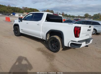 Lot #3025489073 2023 GMC SIERRA 1500 4WD  SHORT BOX ELEVATION WITH 3SB