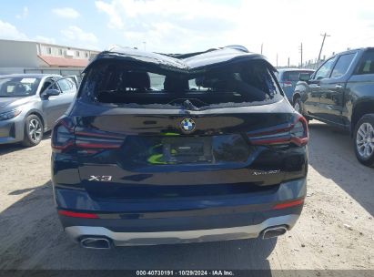 Lot #3035084929 2022 BMW X3 XDRIVE30I