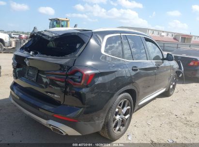 Lot #3035084929 2022 BMW X3 XDRIVE30I