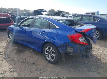 Lot #3035074364 2016 HONDA CIVIC LX