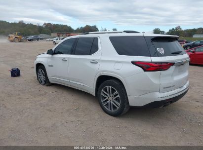 Lot #3035074359 2022 CHEVROLET TRAVERSE AWD HIGH COUNTRY