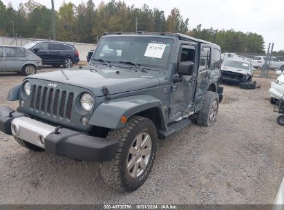 Lot #3050084236 2015 JEEP WRANGLER UNLIMITED SAHARA