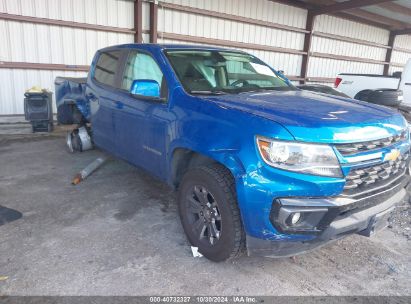 Lot #3038978721 2022 CHEVROLET COLORADO 4WD  SHORT BOX LT