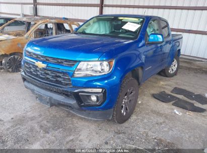 Lot #3038978721 2022 CHEVROLET COLORADO 4WD  SHORT BOX LT