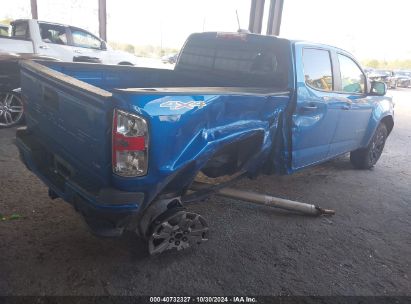 Lot #3038978721 2022 CHEVROLET COLORADO 4WD  SHORT BOX LT