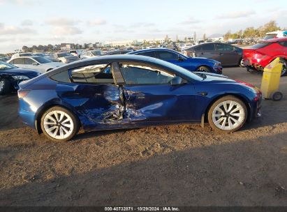 Lot #2992832549 2021 TESLA MODEL 3 STANDARD RANGE PLUS REAR-WHEEL DRIVE