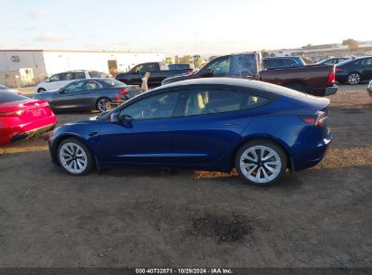 Lot #2992832549 2021 TESLA MODEL 3 STANDARD RANGE PLUS REAR-WHEEL DRIVE