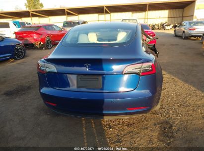 Lot #2992832549 2021 TESLA MODEL 3 STANDARD RANGE PLUS REAR-WHEEL DRIVE