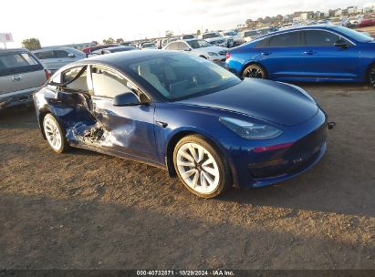 Lot #2992832549 2021 TESLA MODEL 3 STANDARD RANGE PLUS REAR-WHEEL DRIVE