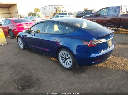 Lot #2992832549 2021 TESLA MODEL 3 STANDARD RANGE PLUS REAR-WHEEL DRIVE