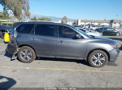 Lot #3046373617 2017 NISSAN PATHFINDER S