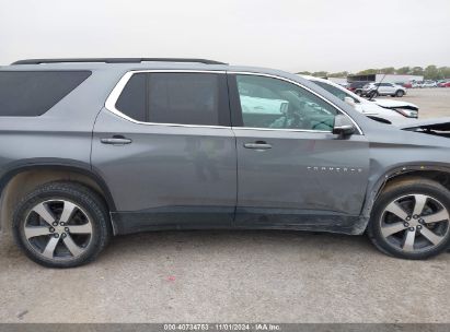 Lot #3053063771 2020 CHEVROLET TRAVERSE AWD LT LEATHER