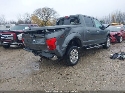 Lot #3035084877 2018 FORD F-150 XLT