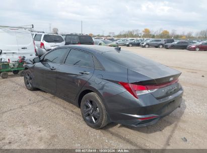 Lot #3035084876 2022 HYUNDAI ELANTRA SEL