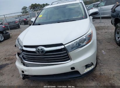 Lot #3035074498 2015 TOYOTA HIGHLANDER LIMITED PLATINUM V6