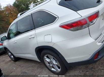 Lot #3035074498 2015 TOYOTA HIGHLANDER LIMITED PLATINUM V6