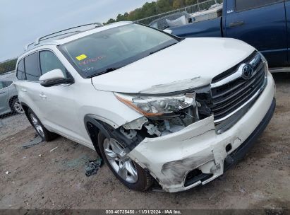 Lot #3035074498 2015 TOYOTA HIGHLANDER LIMITED PLATINUM V6