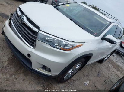 Lot #3035074498 2015 TOYOTA HIGHLANDER LIMITED PLATINUM V6