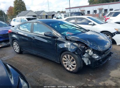 Lot #2992822206 2013 HYUNDAI ELANTRA GLS